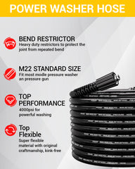 POHIR hose neatly coiled on garden reel offering tidy storage and quick access