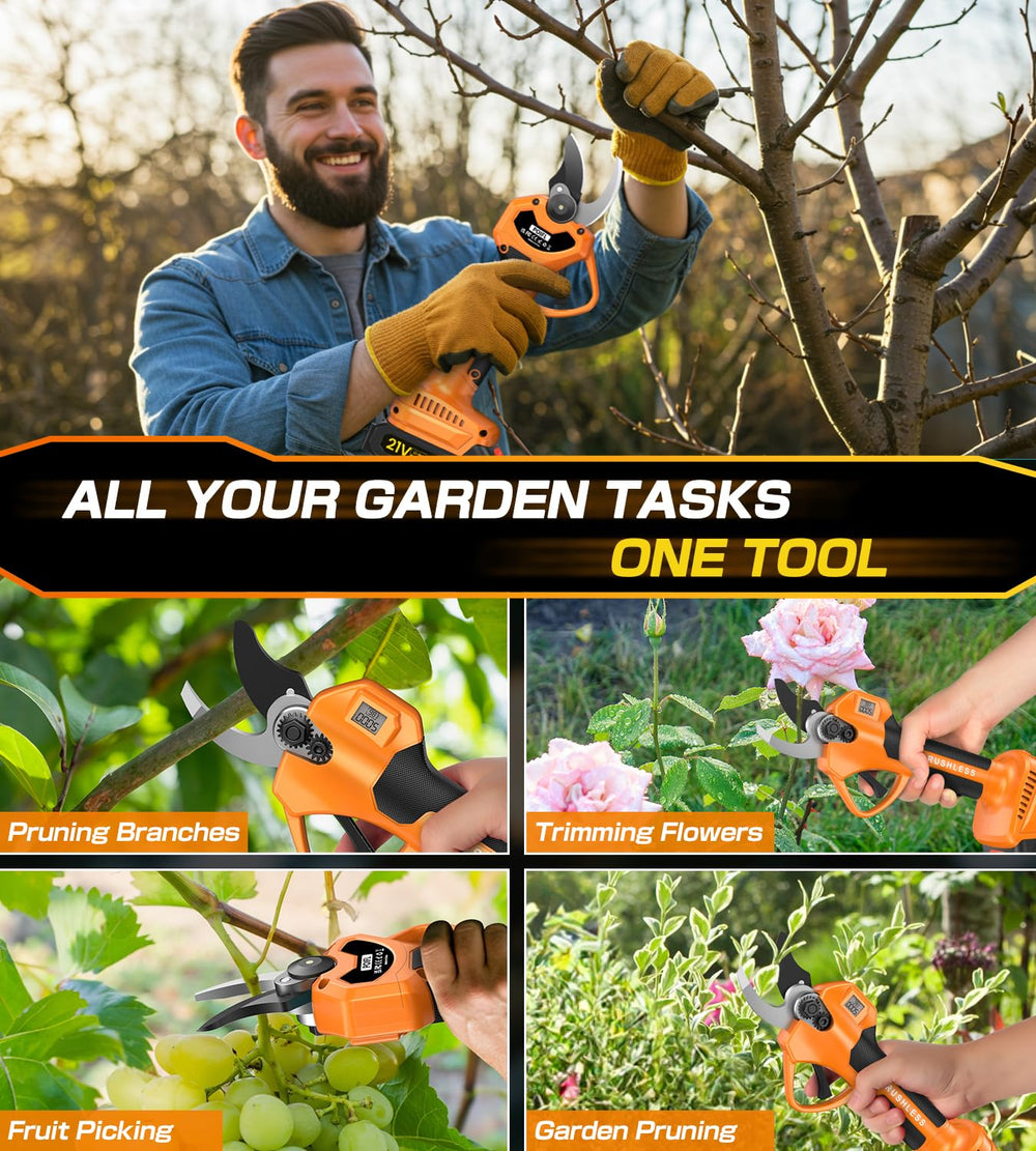 POIFL packaged pruner with accessories illustrating ready-to-gift presentation