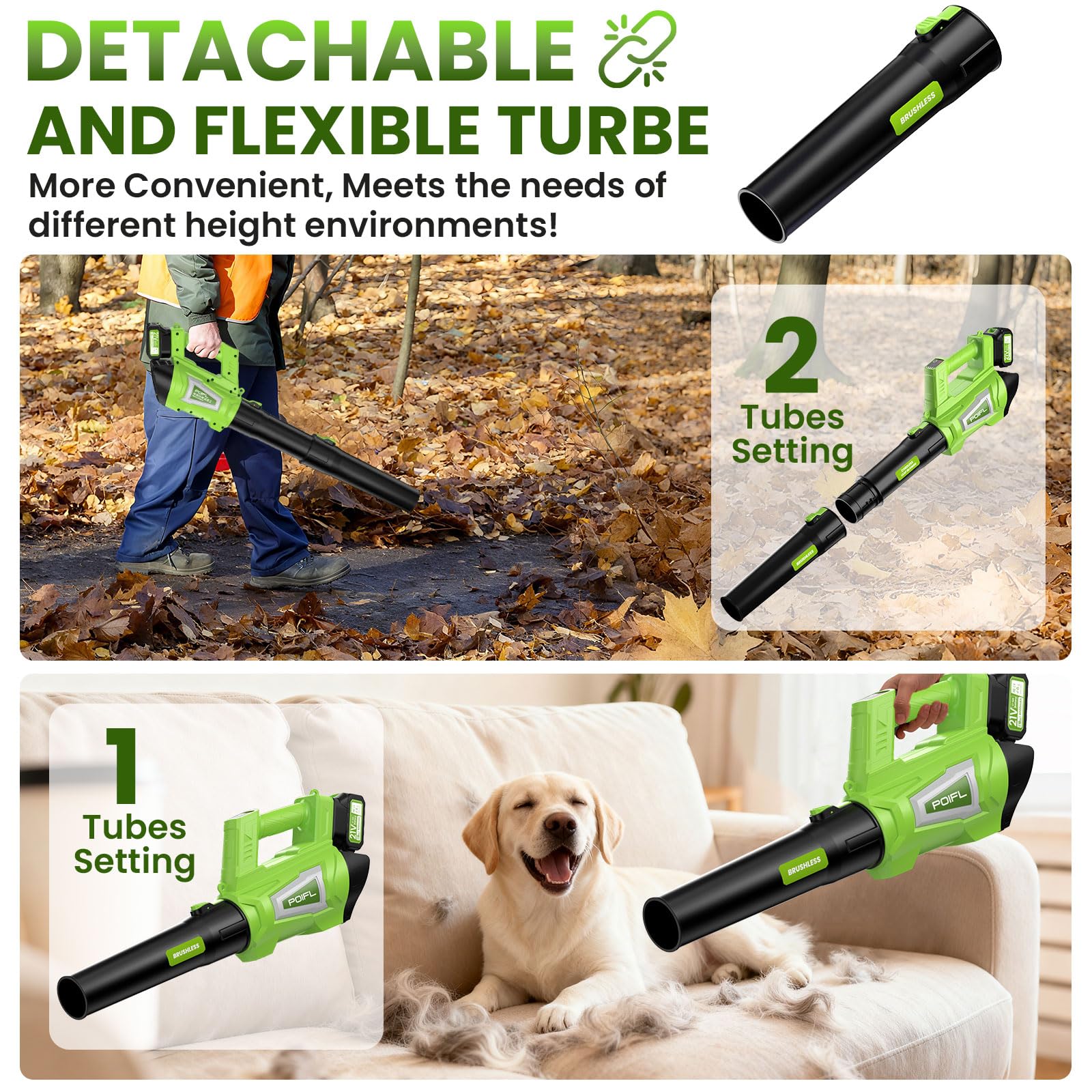 POIFL shoulder strap detail reducing arm fatigue during use
