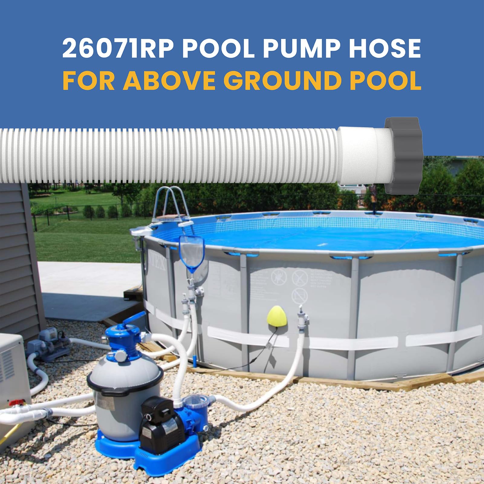 Pokin coiled hose stored on deck showing compact storage and convenience benefit