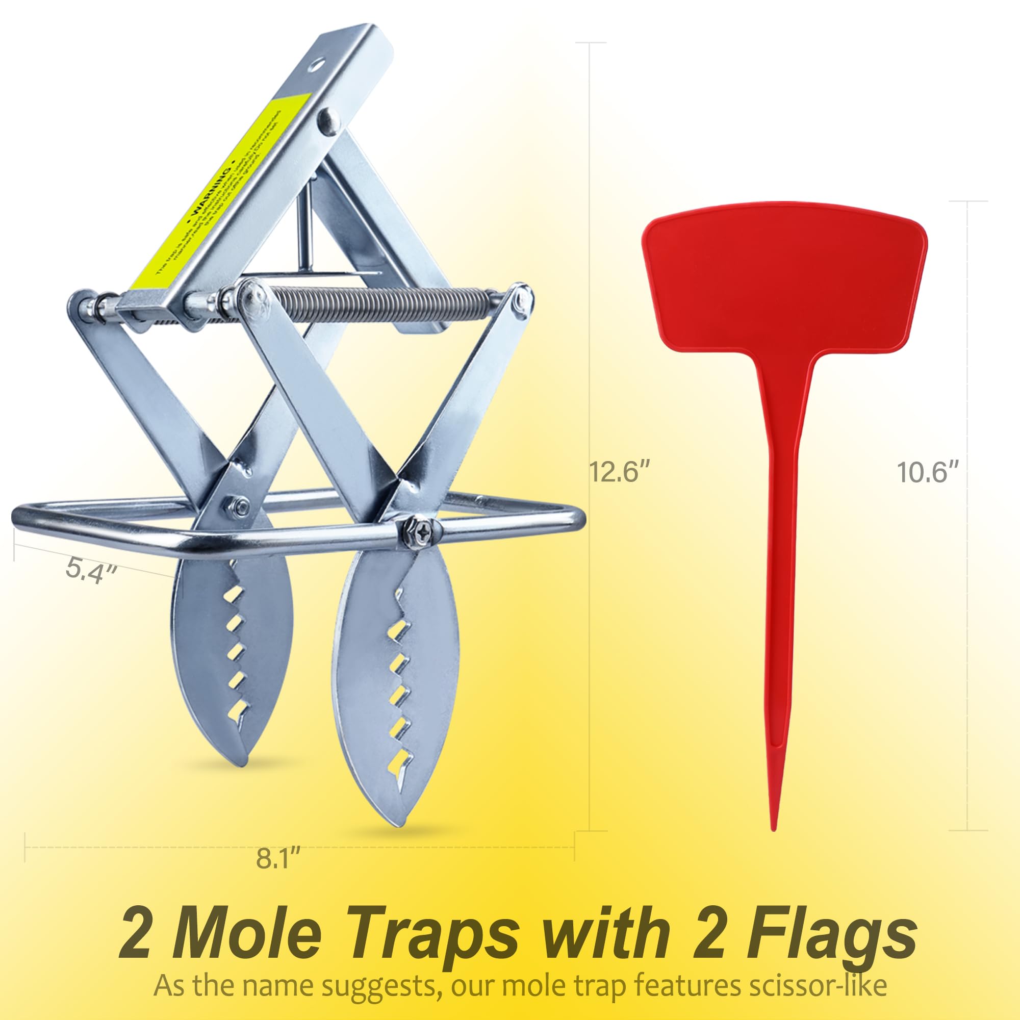 POlAFLEX trap next to hand for scale, clear size and portability benefit