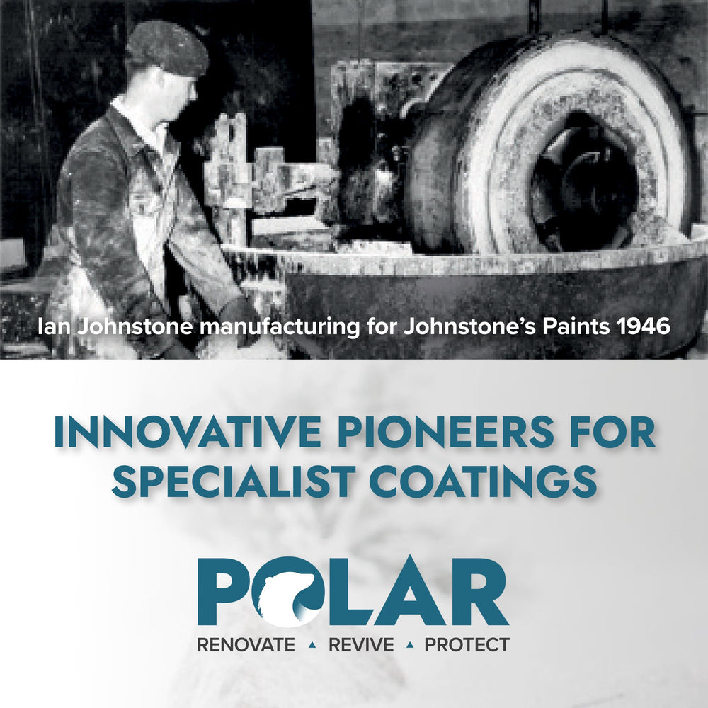 Polar Specialist Coatings sprayer in garden setting for practical use