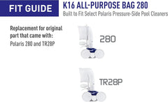 Polaris K13 installed on pressure-side cleaner illustrating easy snap-on installation