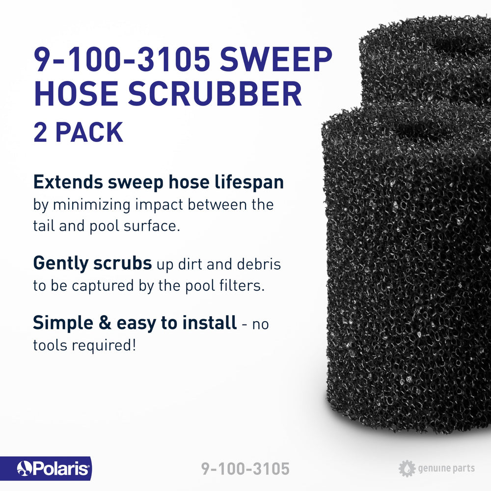 Polaris superbag close-up zipper enclosure showing secure debris retention benefit