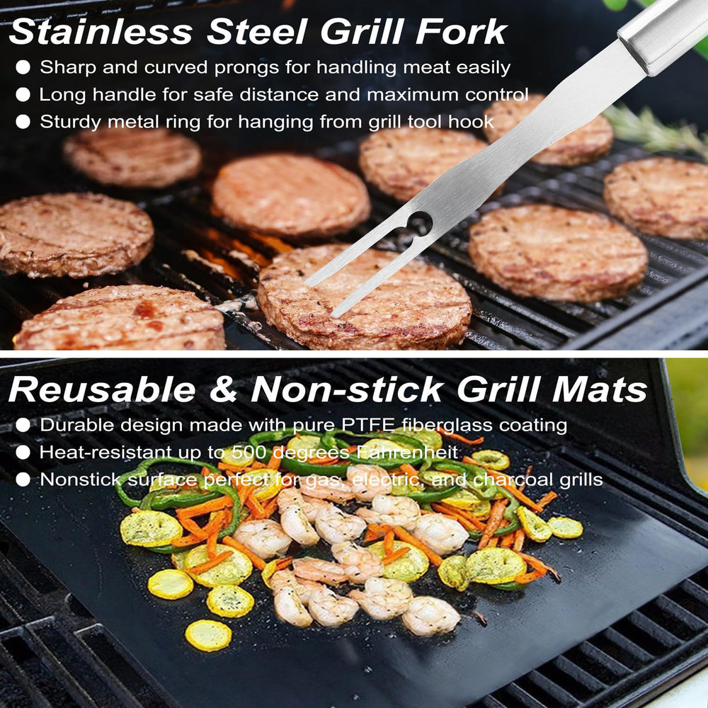 POLIGO skewers and corn holders displayed for neat serving convenience