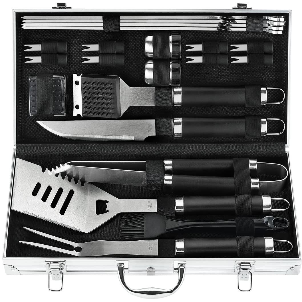 POLIGO aluminum case front view showing neat tool storage and portability