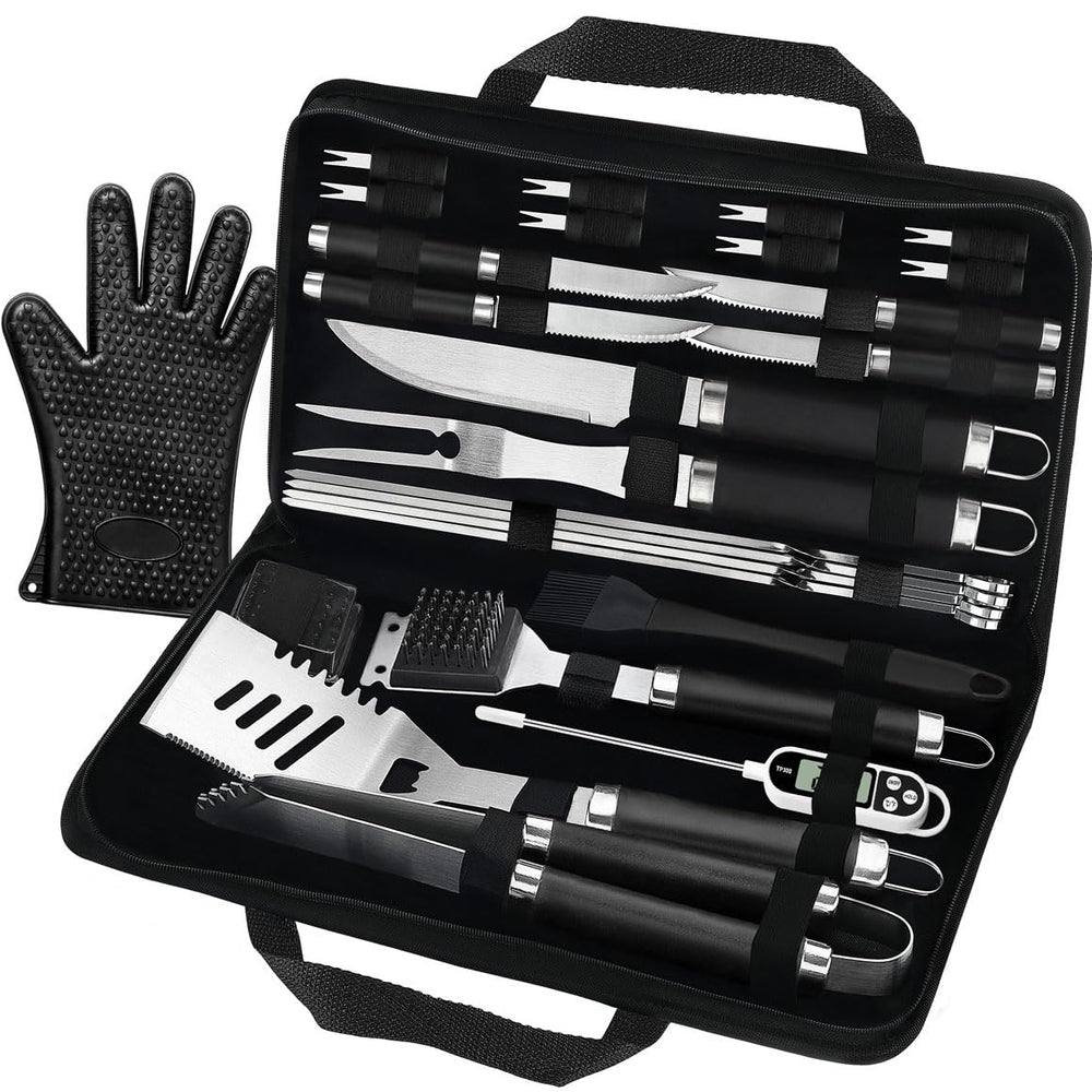 POLIGO front packaging showing full 26-piece set organized and gift-ready