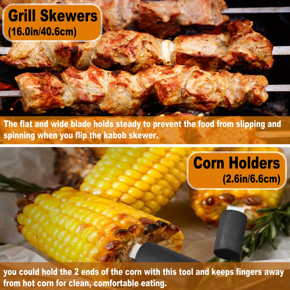 POLIGO grill tools in backyard setting showing real-use convenience and durable performance