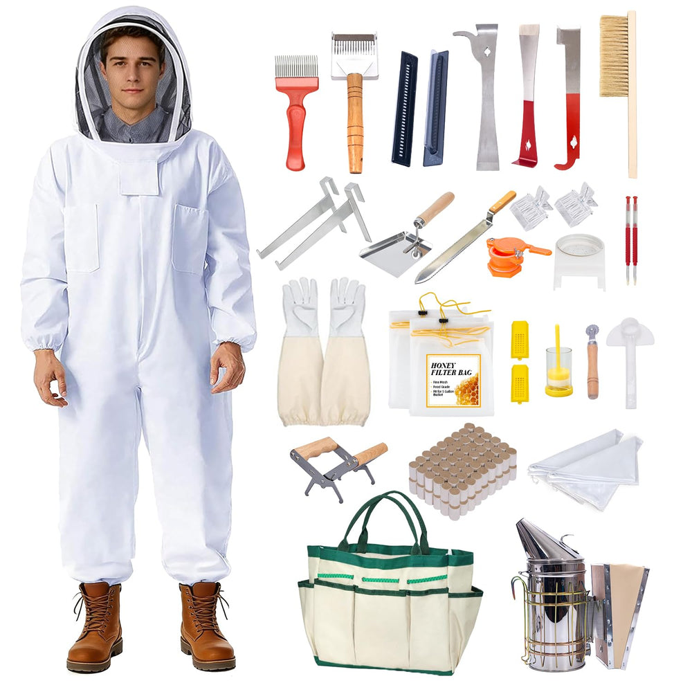 POLLIBEE full kit front view showing all 35 pieces for quick identification and convenience