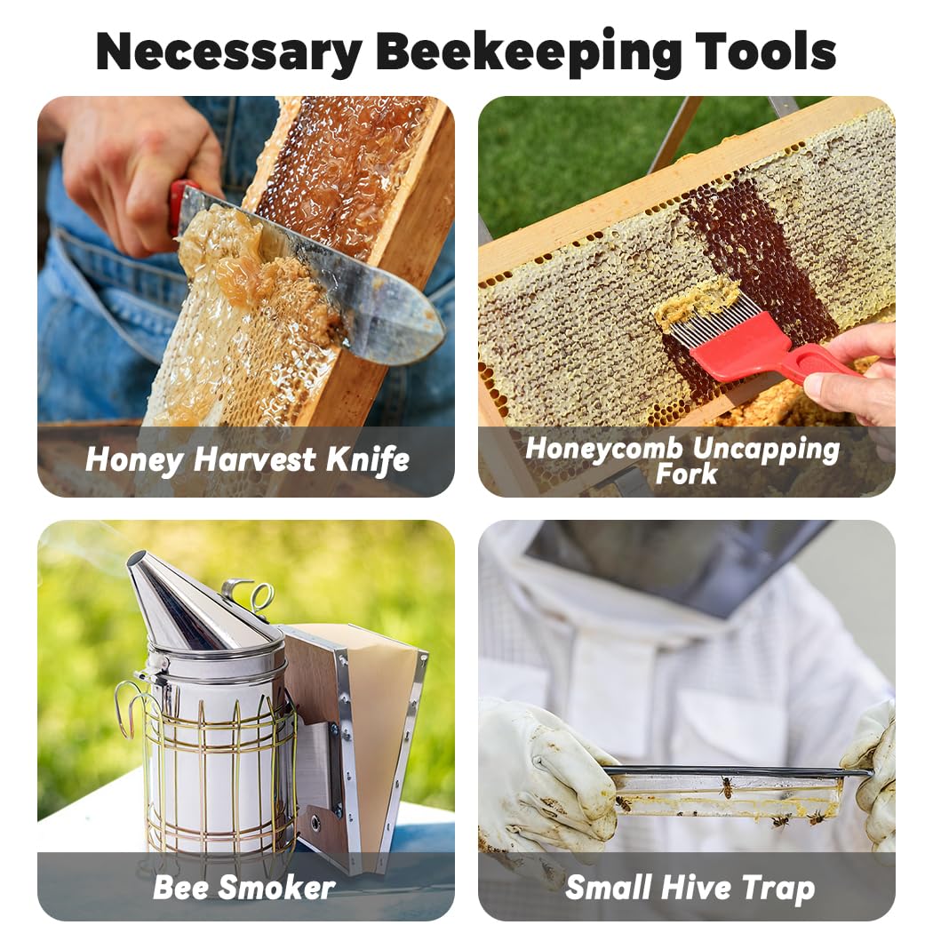 POLLIBEE kit in-use during hive inspection illustrating efficient handling and organized workflow