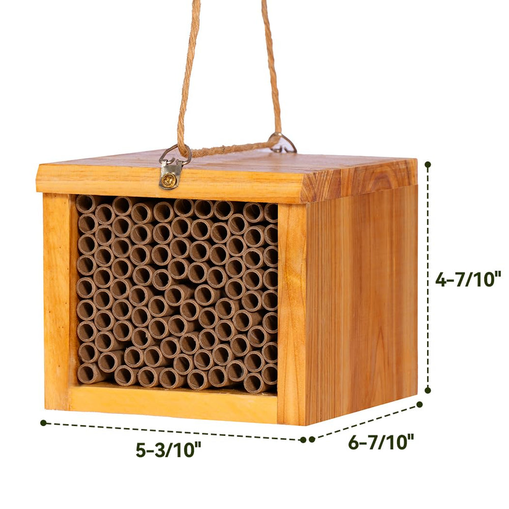 POLLIBEE mounted on a garden wall demonstrating easy installation and placement