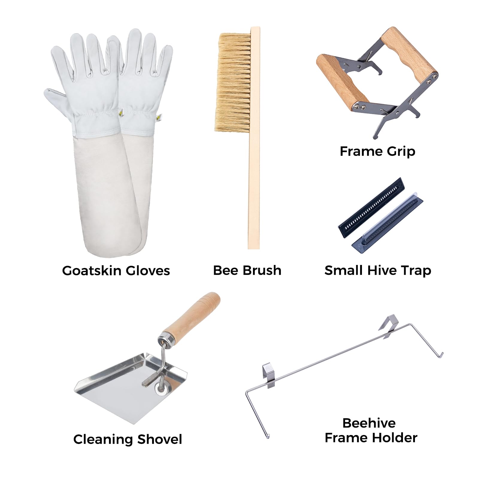 POLLIBEE stainless-steel uncapping knife fork and scraper enabling fast clean honey removal