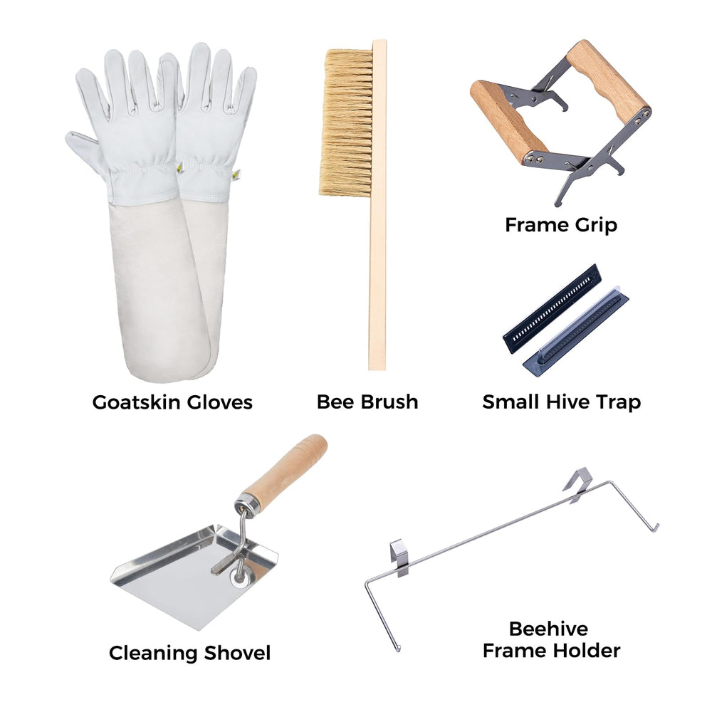 POLLIBEE stainless-steel uncapping knife fork and scraper enabling fast clean honey removal