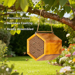 POLLIBEE close-up of beeswax-coated surface for long-lasting protection