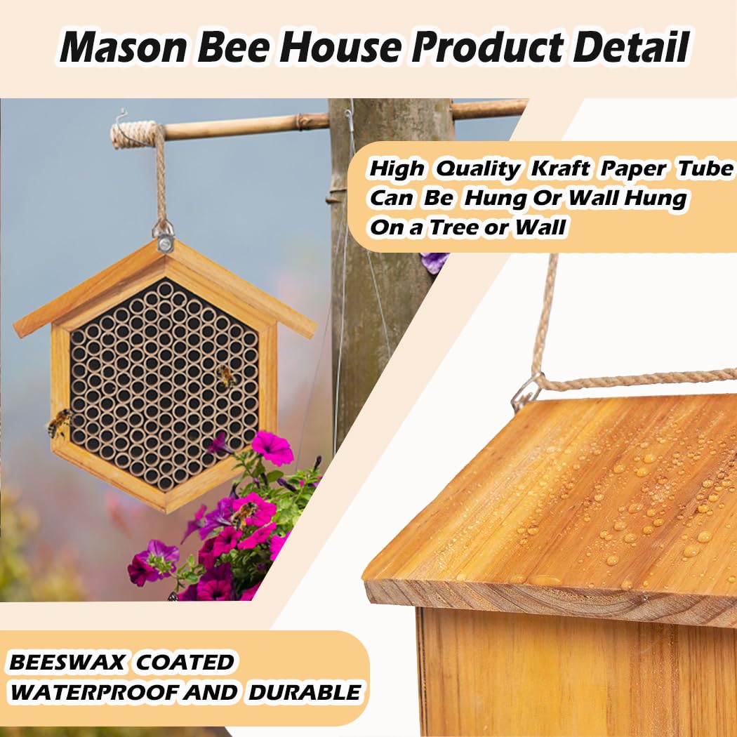POLLIBEE close-up of wax-coated wood revealing protective finish for outdoor durability