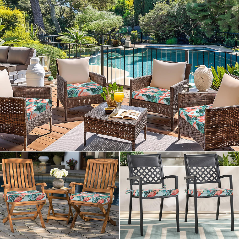 Polyaround cushions styled on outdoor patio enhancing seating comfort
