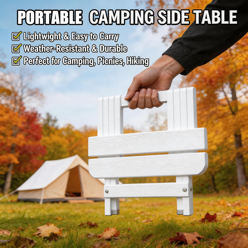 Polyhouz side table in use by pool offering stable surface for drinks
