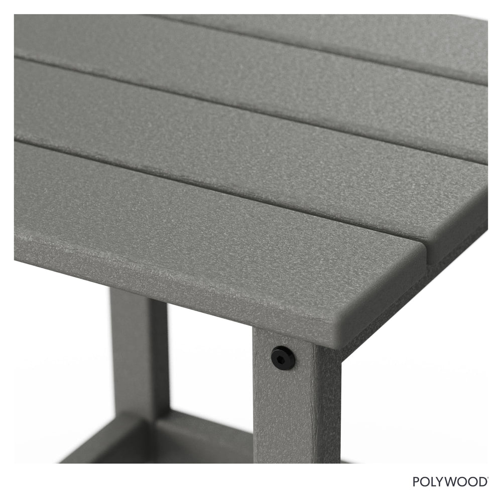 POLYWOOD styled patio scene showing table holding drinks and complementing decor