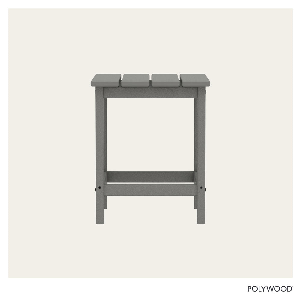POLYWOOD slate grey lumber texture showing fade-resistant outdoor material
