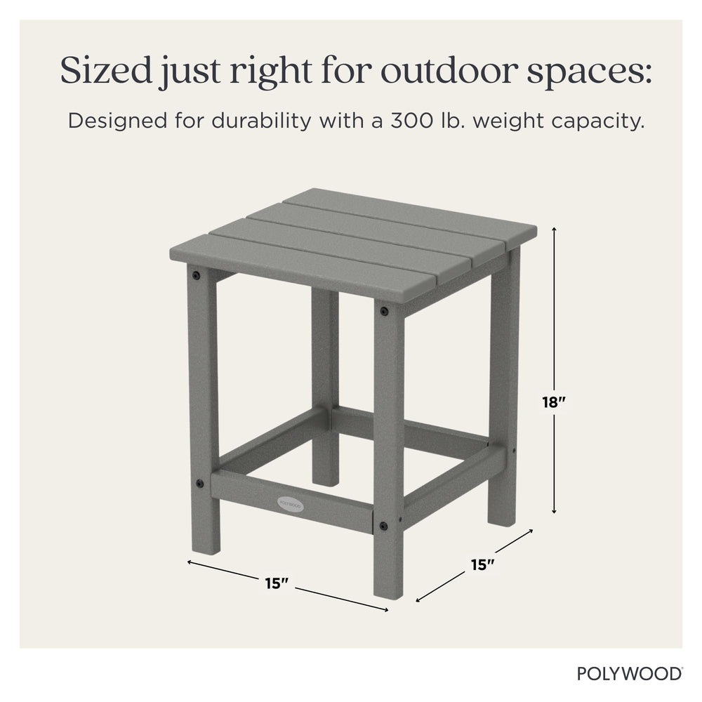 POLYWOOD detail of stainless steel hardware highlighting corrosion-resistant strength
