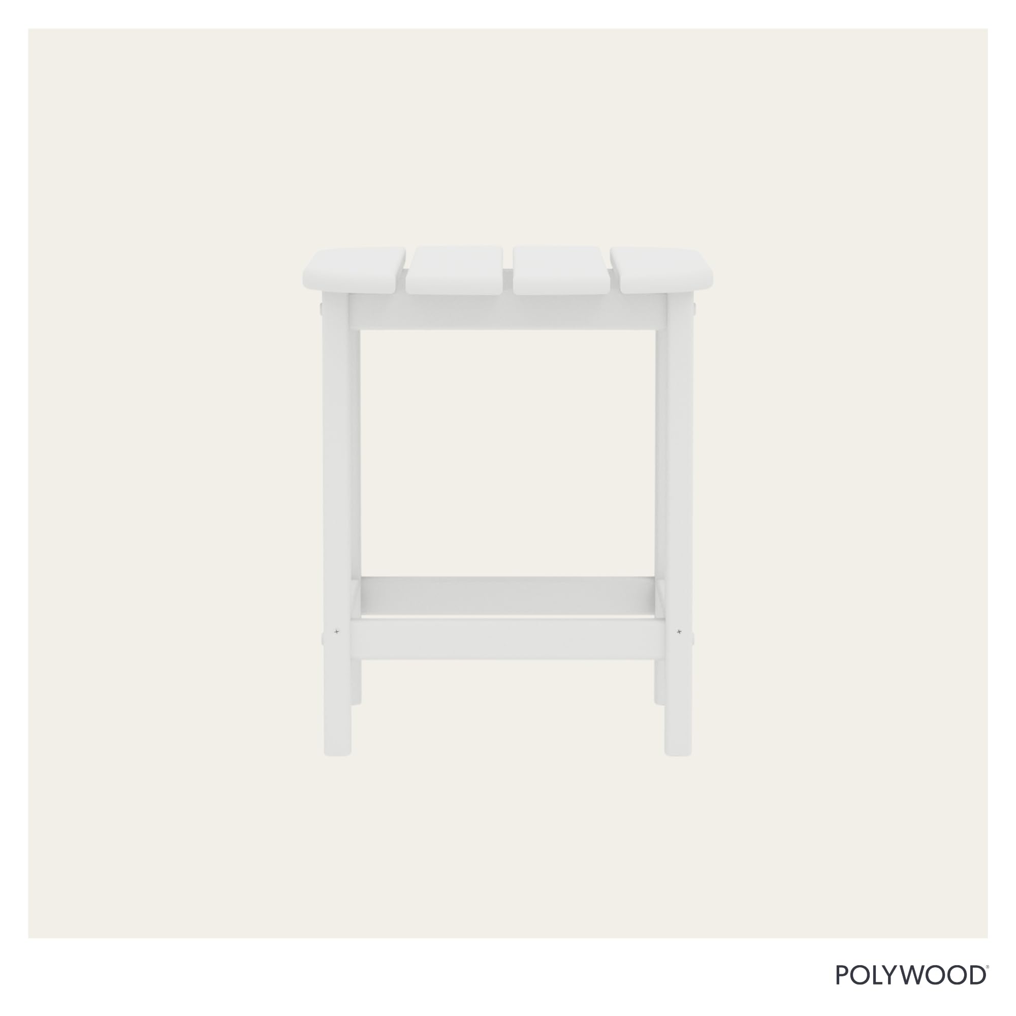 POLYWOOD close detail of leg joinery highlighting weather-resistant build quality