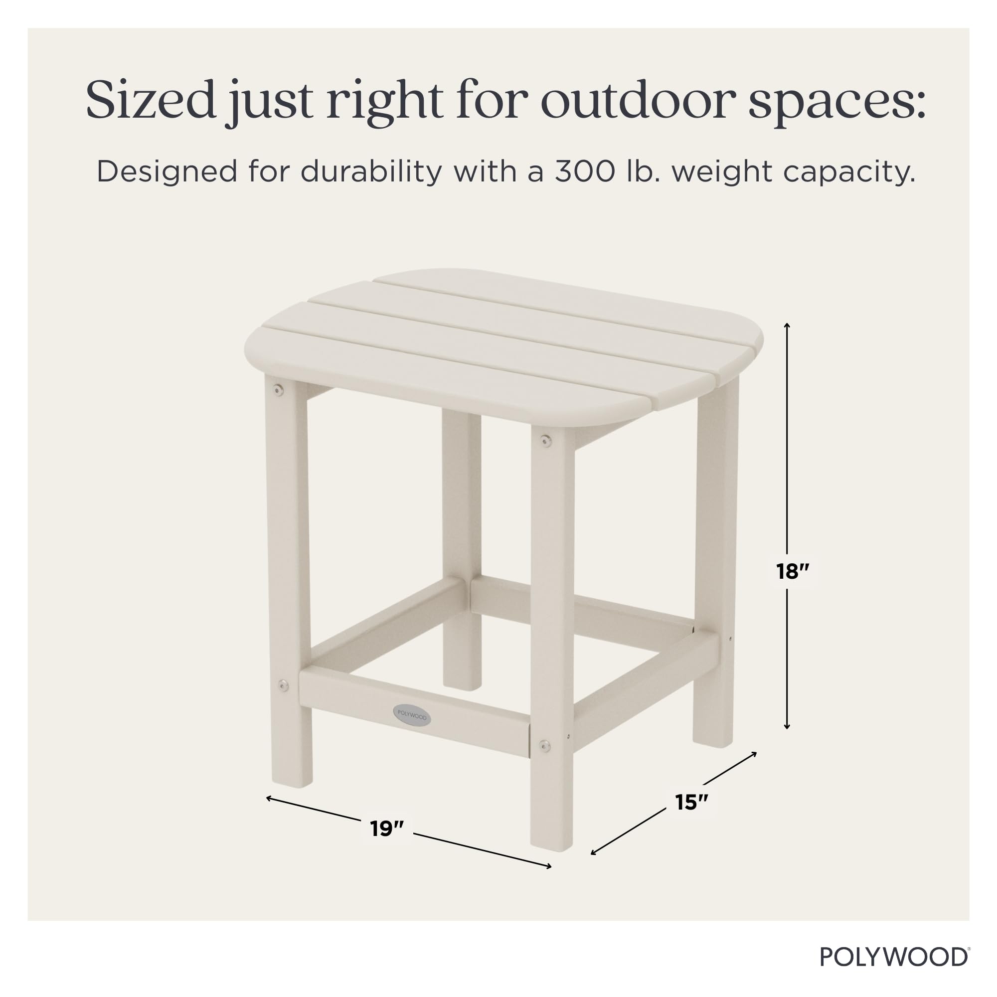 POLYWOOD corner joint detail demonstrating sturdy construction and lasting strength