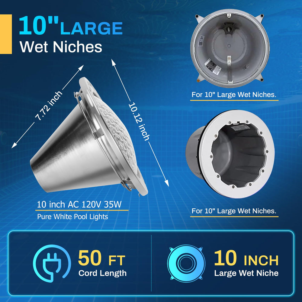 Pomeade stainless steel close-up highlighting corrosion-resistant 316L housing durability