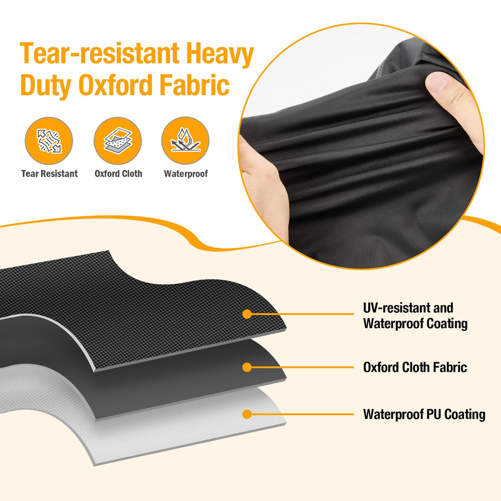 POMER adjustable drawstring and click-close straps for secure fit