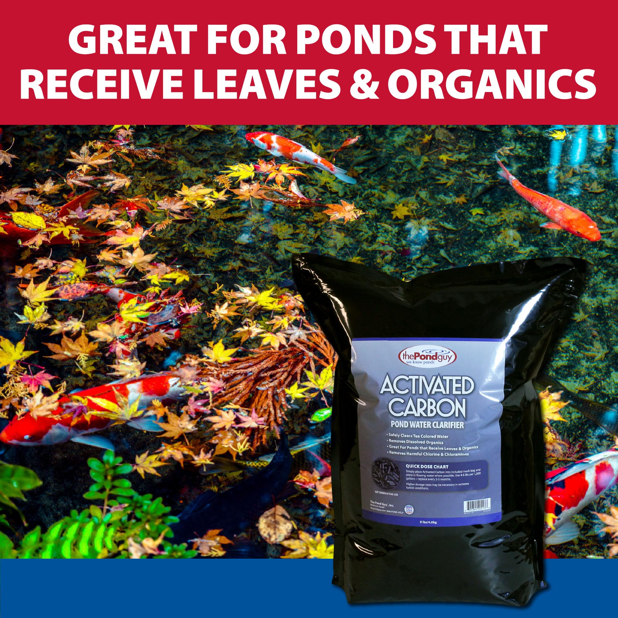 Pond Logic mesh bag held in hand showing easy setup and convenient handling