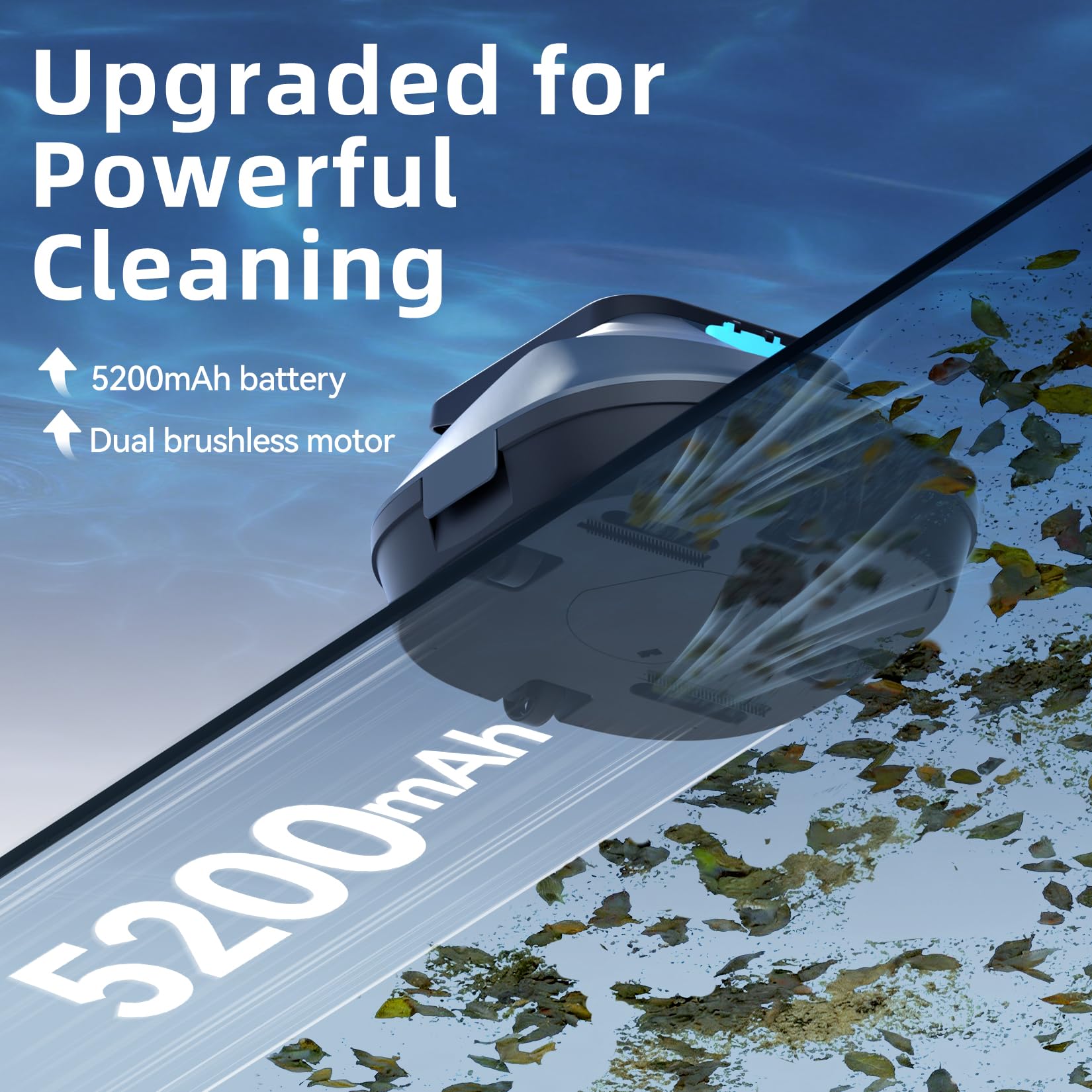 Pondee X2 open filter compartment showing easy emptying and maintenance benefit