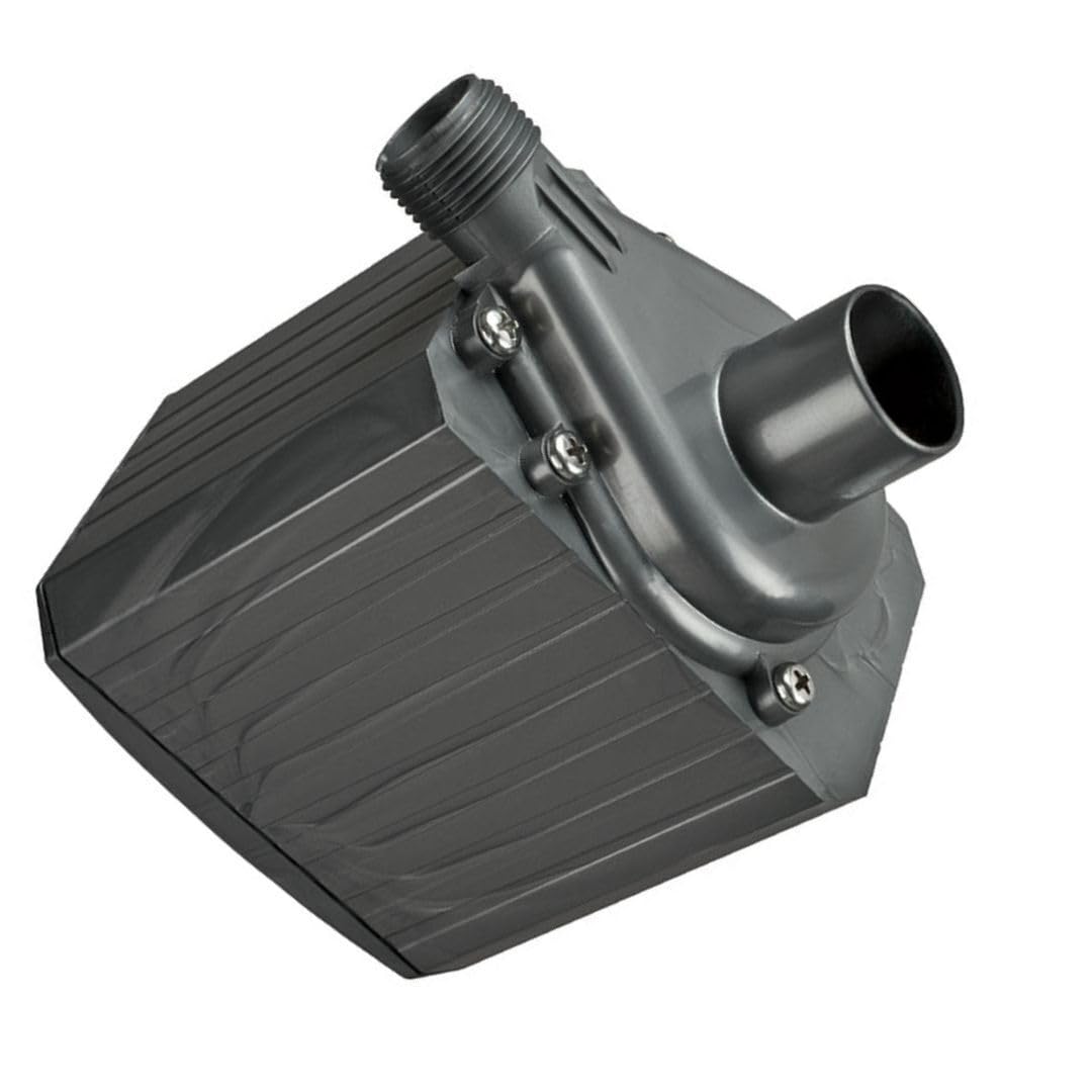 PONDMASTER label and outlet connections highlighting clear specifications