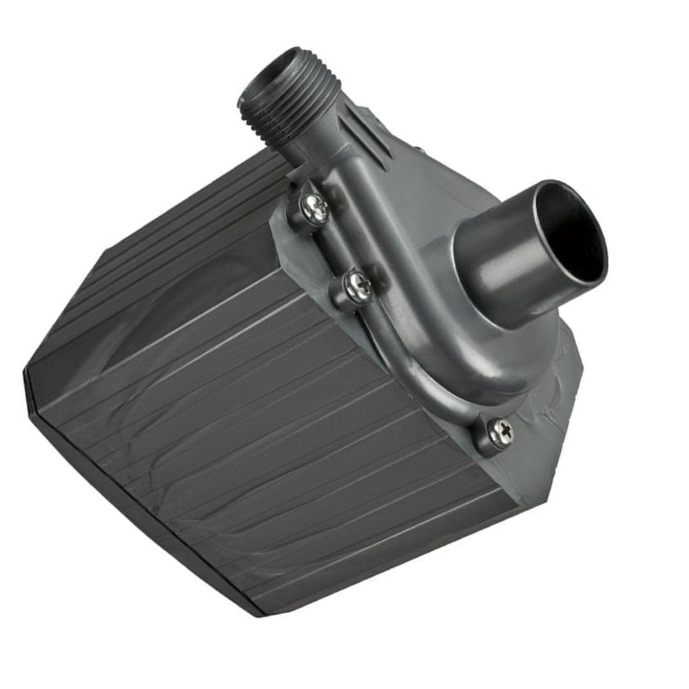 PONDMASTER label and outlet connections highlighting clear specifications