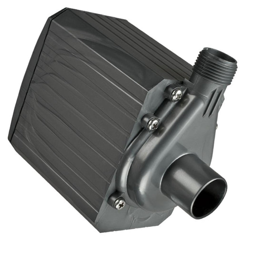 PONDMASTER pump next to common tools showing compact size and portability
