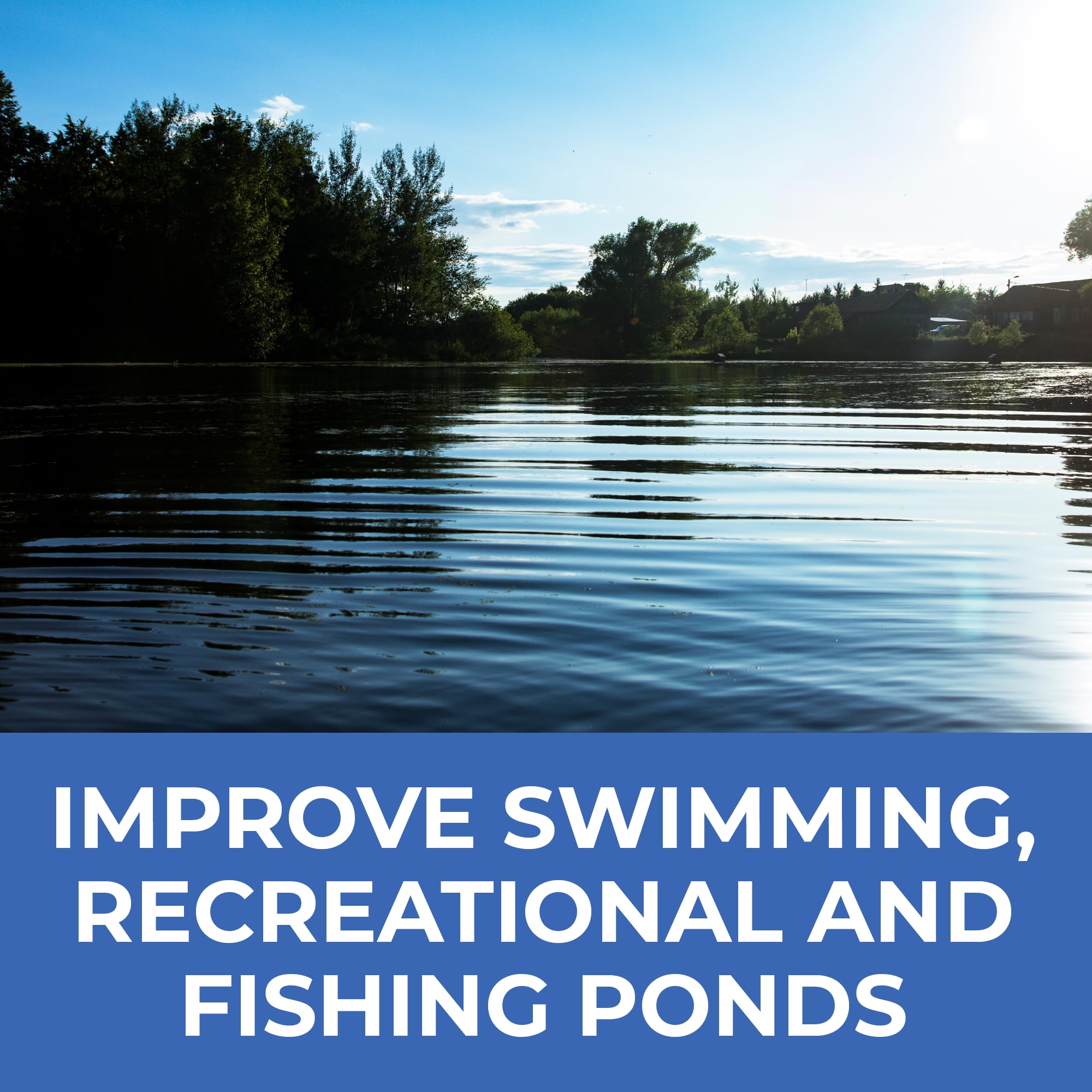 PondValue lifestyle dock setting illustrating safe use near recreation areas