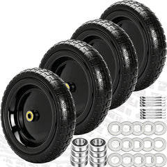 Pontuss 13" front face showing steel rim and polyurethane tread for durable replacement