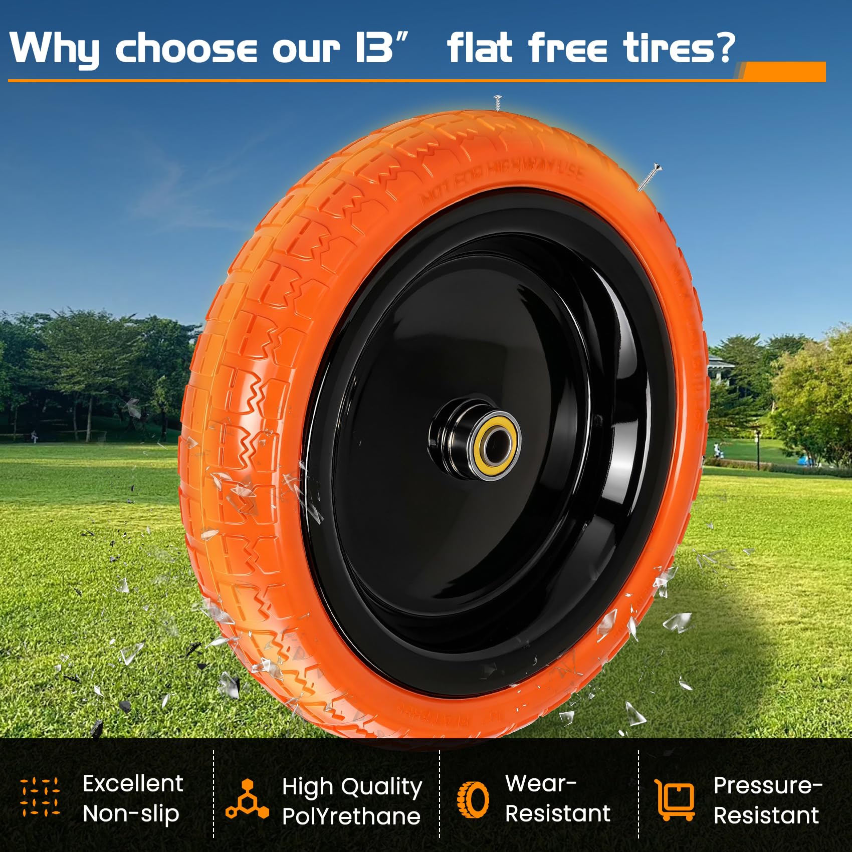 Pontuss wheel mounted on GOR garden cart showing stable hauling benefit