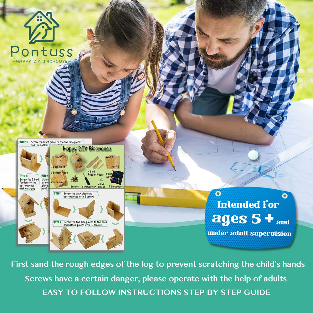 Pontuss birdhouse beside ruler for scale and clear size expectation