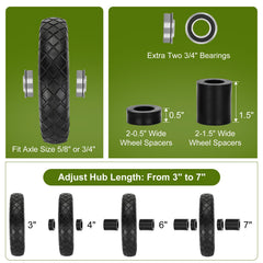 Pontuss steel rim and hub detail showing reinforced load support