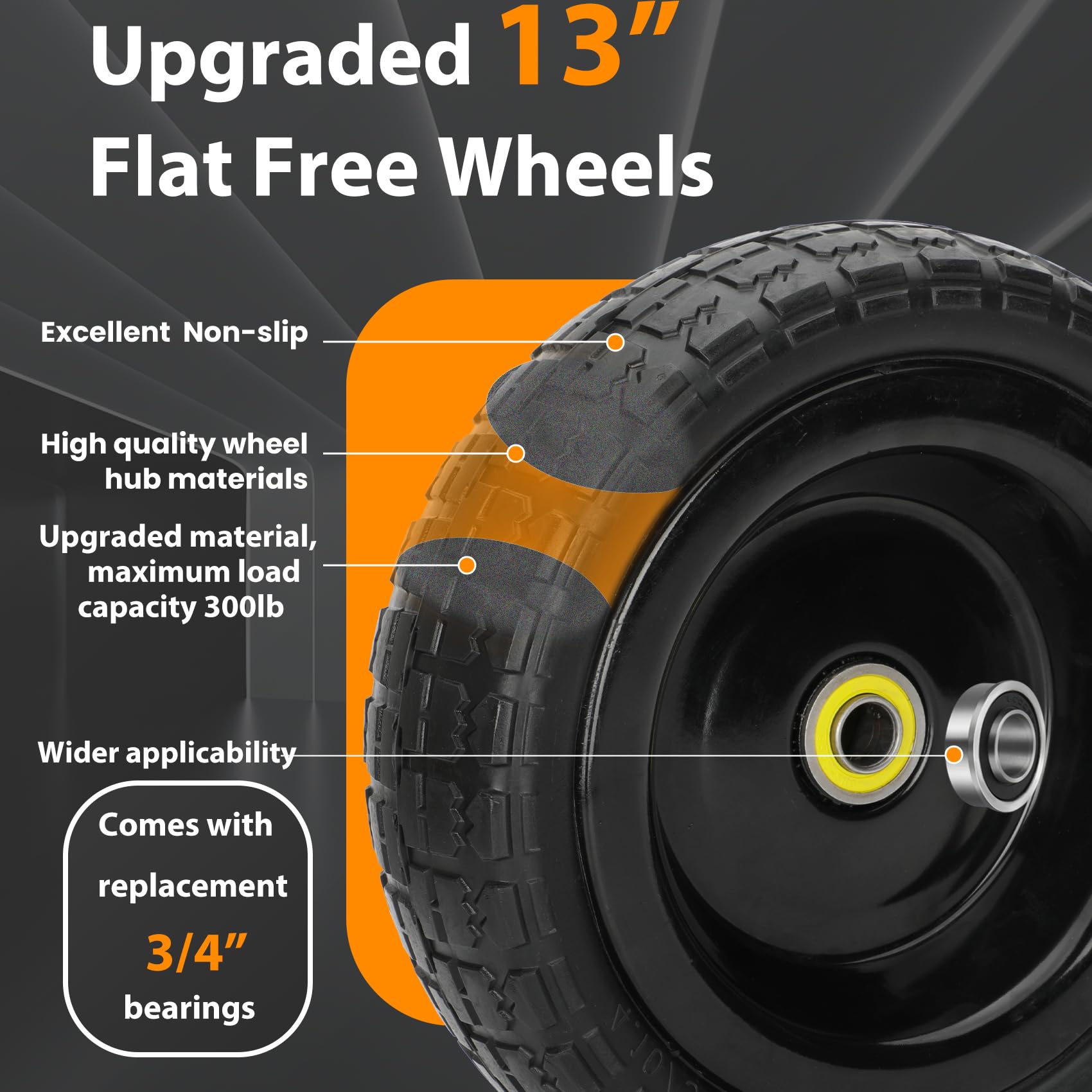 Pontuss steel rim detail highlighting solid construction and improved load support