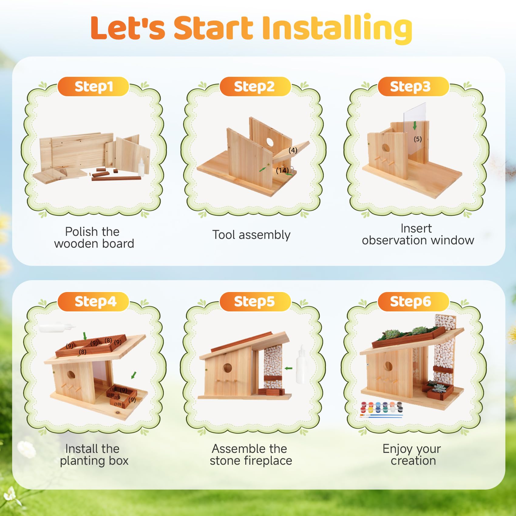 Pontuss included tools and screws displayed for easy beginner assembly