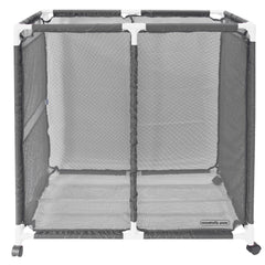 Pool Bins side profile assembled showing capacity for floats and noodles benefit