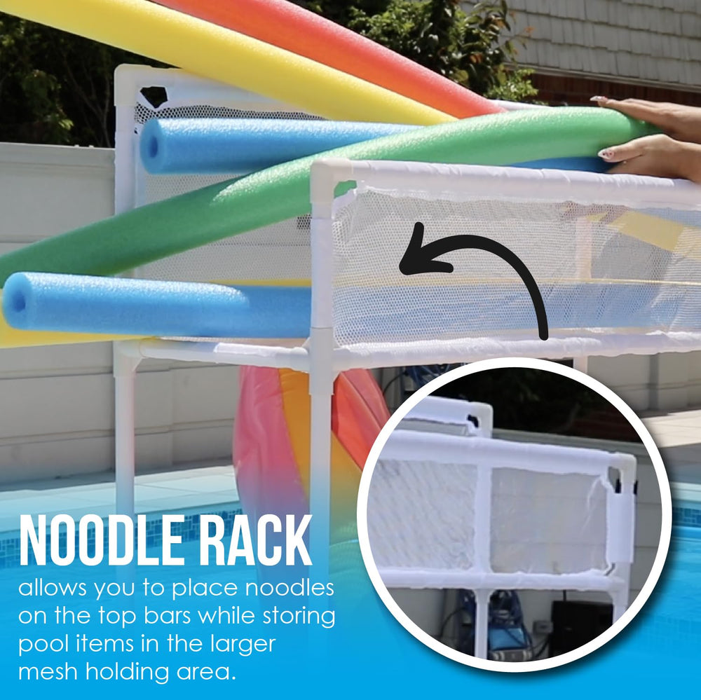 Pool Bins caster wheel with lock engaged for stable, secure positioning