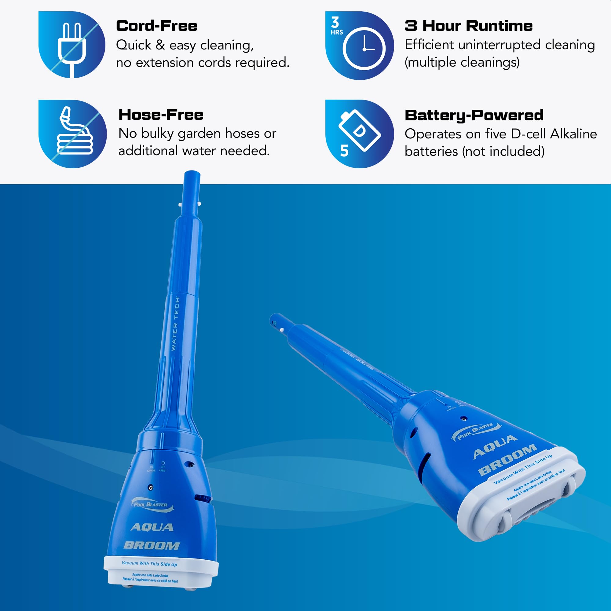 POOL BLASTER disposable micro-filter bags that trap fine silt and make maintenance easy