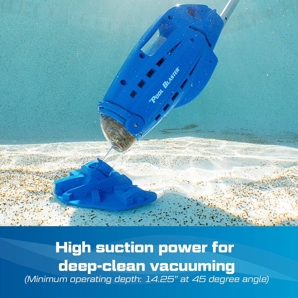POOL BLASTER reusable multilayer filter bag trapping sand and leaves