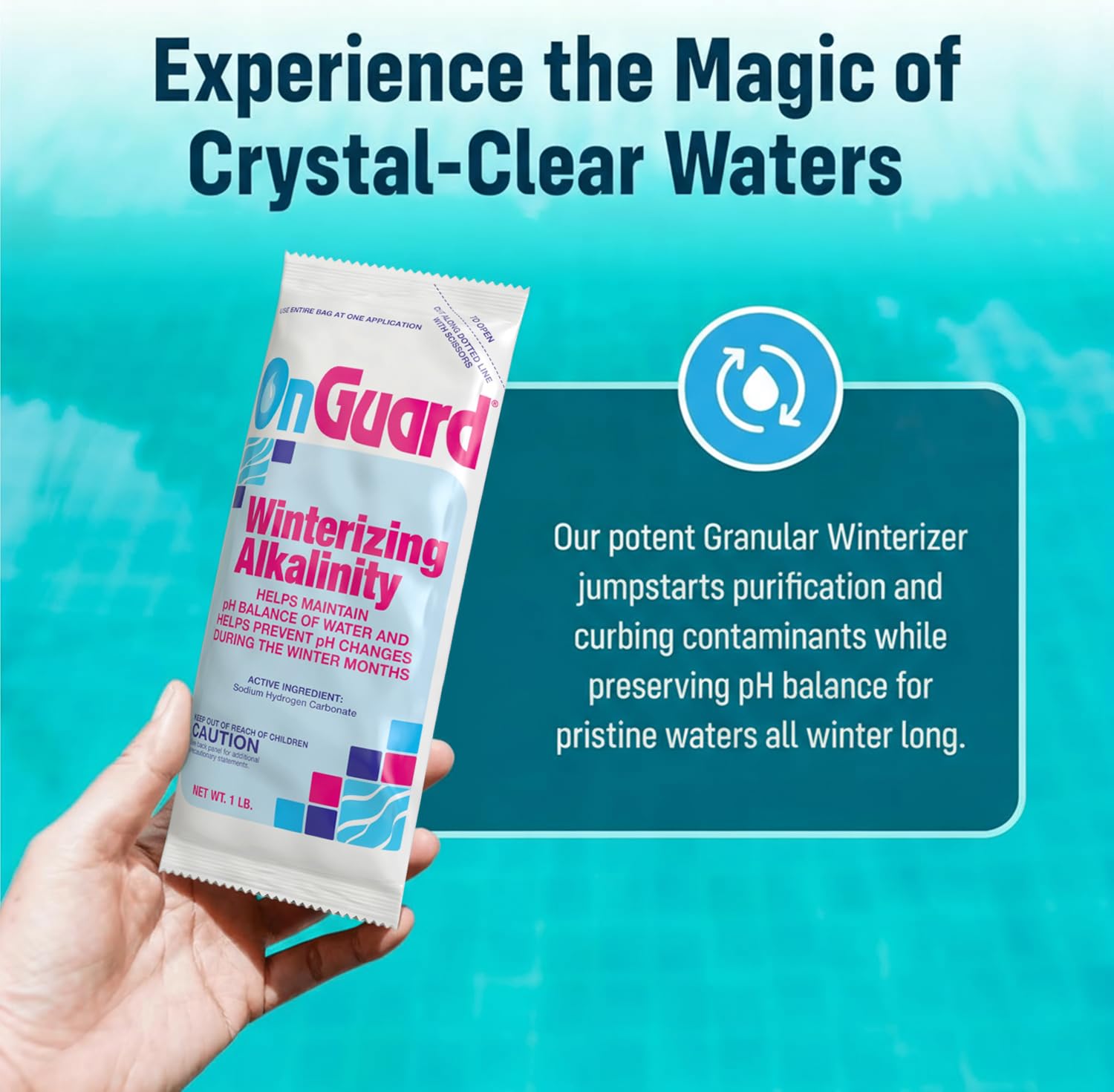 POOL ELEVATE label and directions for safe, clear step-by-step use