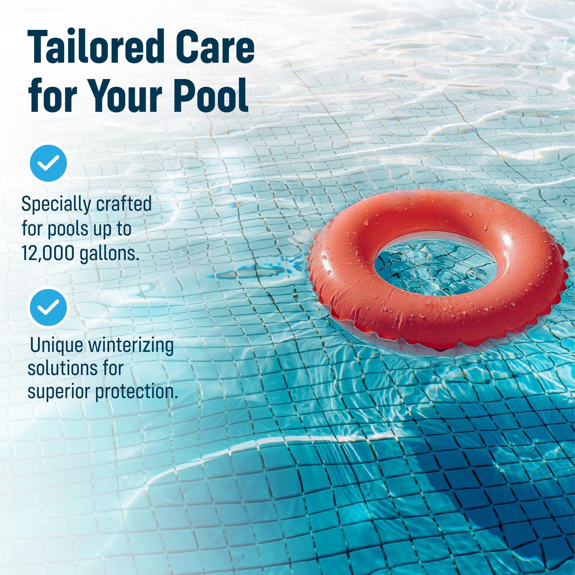 POOL ELEVATE with common household object for scale and volume clarity