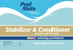 Pool Mate being added to skimmer with clear instructions and improved chlorine protection