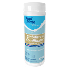 Pool Mate close-up of white granules to show quick-dissolving texture and fast action benefit