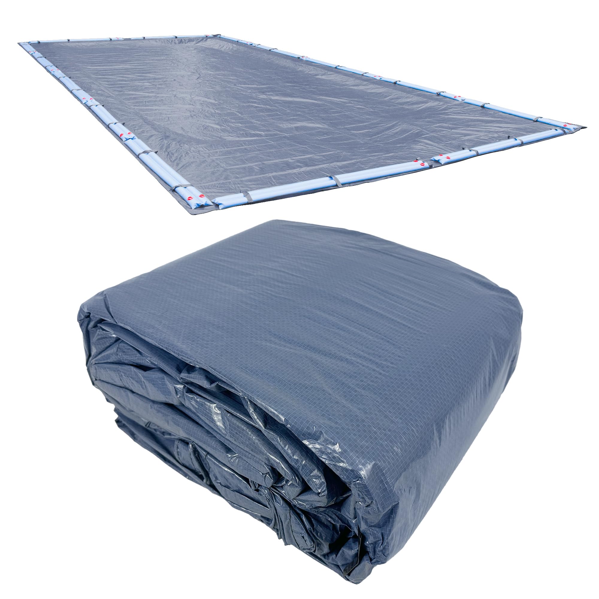 Pool Mate front packaging showing azure blue cover and easy winter protection