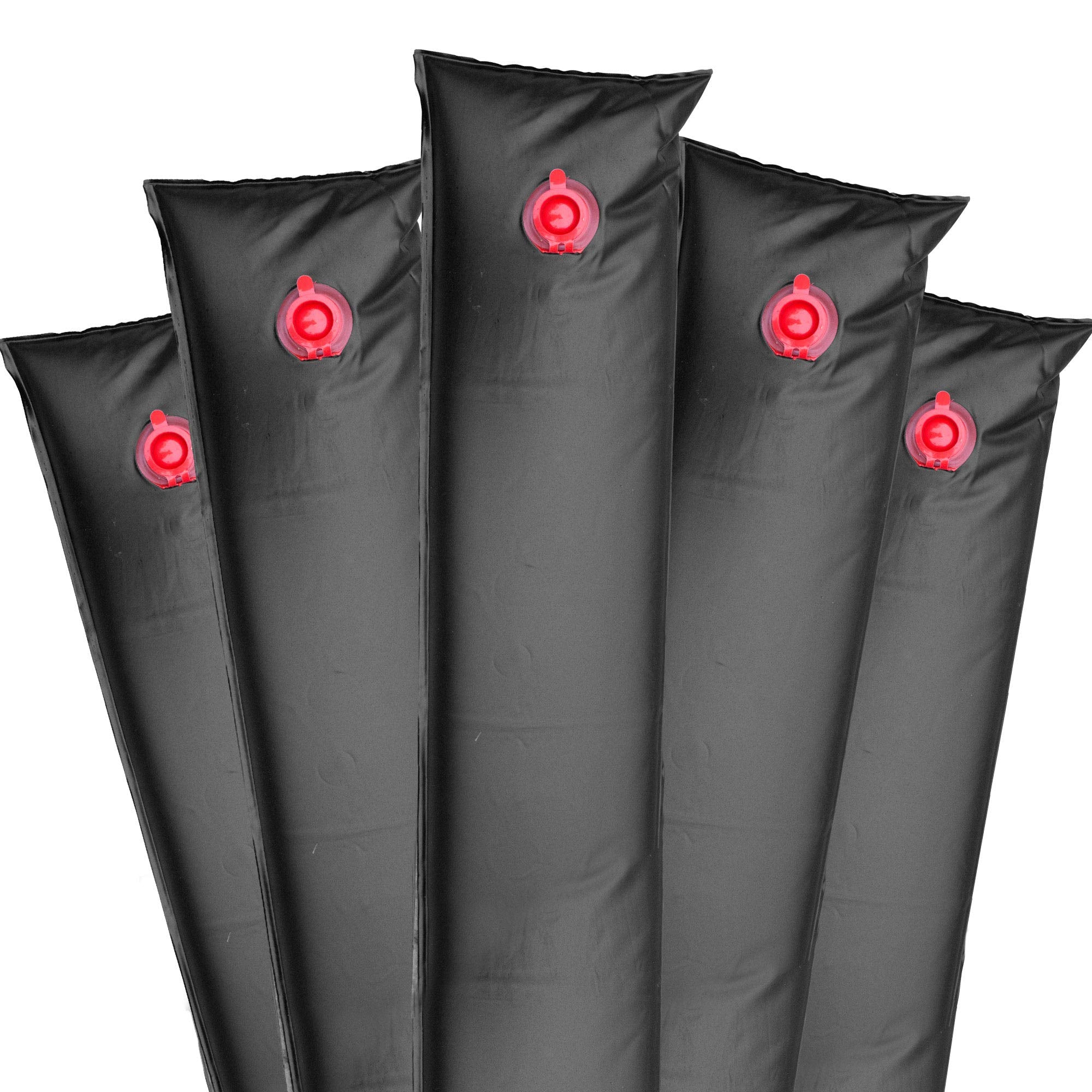 Pool Mate 5-pack black tubes front view showing product and benefits